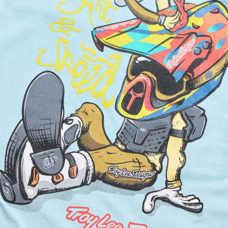 T-Shirt enfant TROY LEE DESIGNS Heritage - Dawn Blue