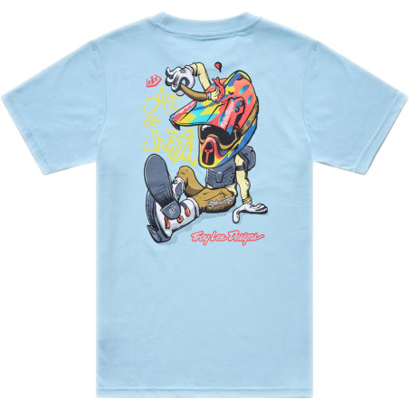 T-Shirt enfant TROY LEE DESIGNS Heritage - Dawn Blue