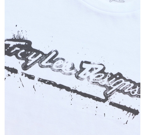 T-Shirt TROY LEE DESIGNS Repeat - blanc