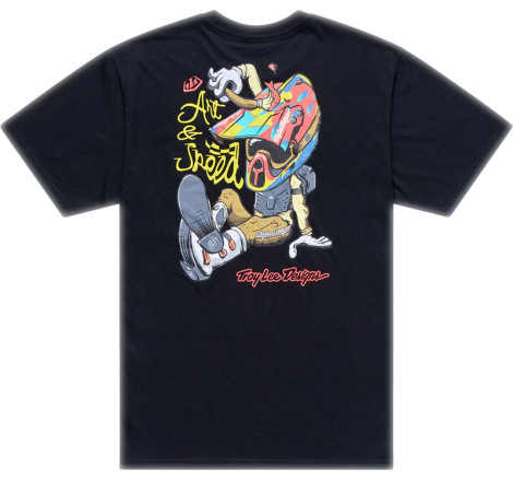 T-Shirt TROY LEE DESIGNS Heritage - noir