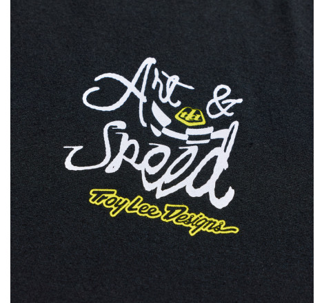 T-Shirt TROY LEE DESIGNS Heritage - noir