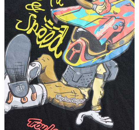 T-Shirt TROY LEE DESIGNS Heritage - noir