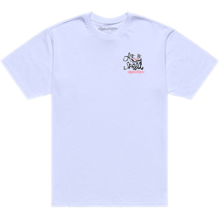 T-Shirt TROY LEE DESIGNS Heritage - blanc