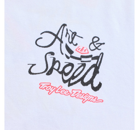 T-Shirt TROY LEE DESIGNS Heritage - blanc
