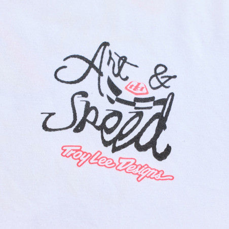 T-Shirt TROY LEE DESIGNS Heritage - blanc