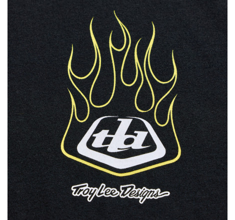 T-Shirt TROY LEE DESIGNS Flame2 - noir