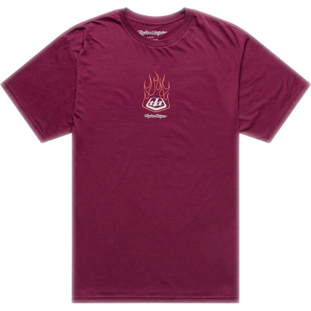 T-Shirt TROY LEE DESIGNS Flame2 - Sangria