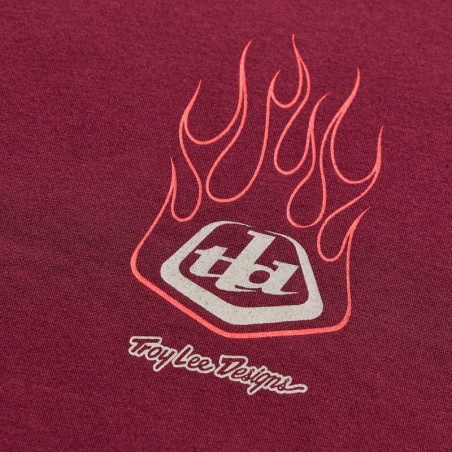 T-Shirt TROY LEE DESIGNS Flame2 - Sangria