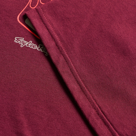 T-Shirt TROY LEE DESIGNS Flame2 - Sangria