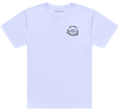 T-Shirt TROY LEE DESIGNS Carb Club - blanc