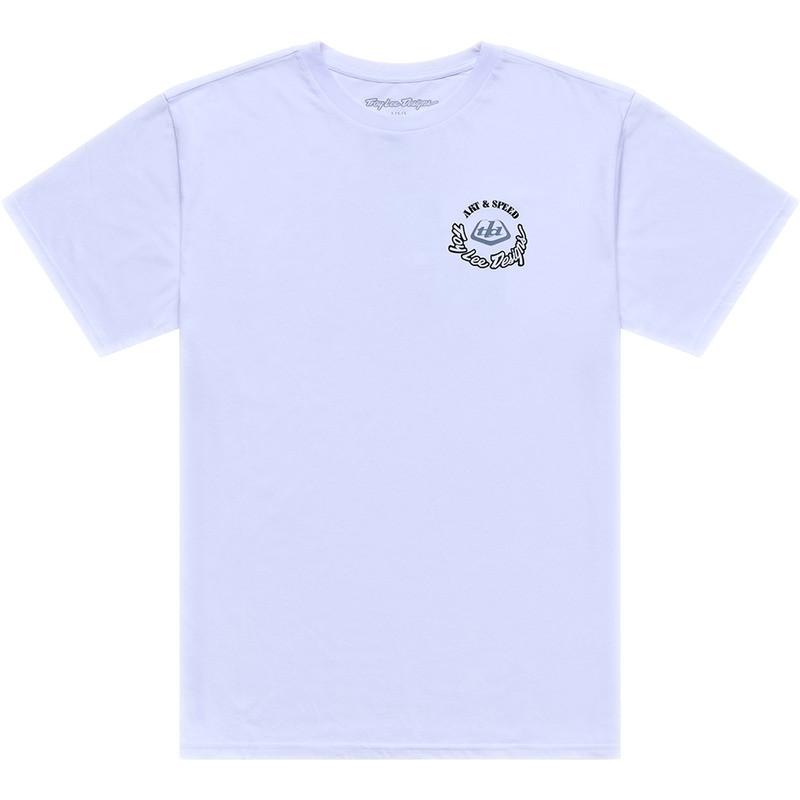 T-Shirt TROY LEE DESIGNS Carb Club - blanc