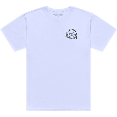 T-Shirt TROY LEE DESIGNS Carb Club - blanc