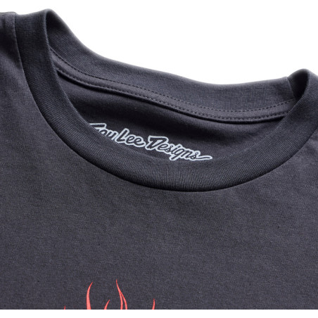 T-Shirt TROY LEE DESIGNS Long Sleeve Flame2 - Carbon