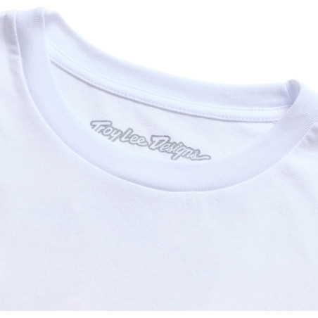 T-Shirt TROY LEE DESIGNS Long Sleeve Carb Club - blanc