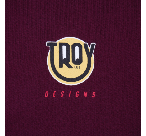 T-Shirt femme TROY LEE DESIGNS Happy Dayz - Sangria