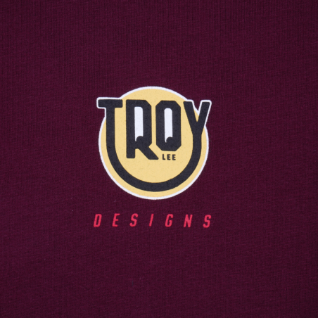 T-Shirt femme TROY LEE DESIGNS Happy Dayz - Sangria