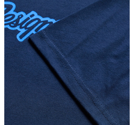 T-Shirt TROY LEE DESIGNS Signature - Navy/Aero Blue