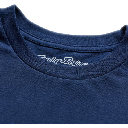 T-Shirt TROY LEE DESIGNS Signature - Navy/Aero Blue
