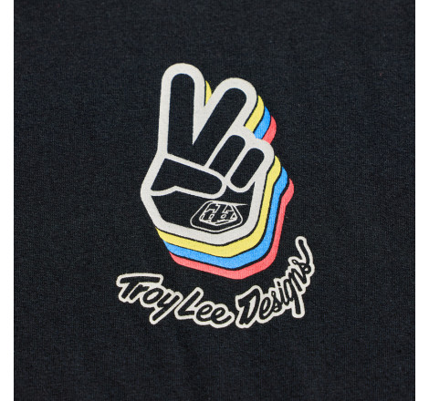 T-Shirt TROY LEE DESIGNS Deuces - noir