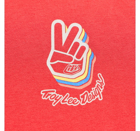 T-Shirt TROY LEE DESIGNS Deuces - Scarlet
