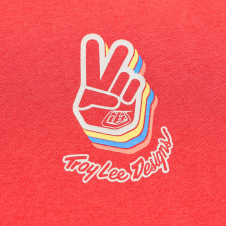 T-Shirt TROY LEE DESIGNS Deuces - Scarlet