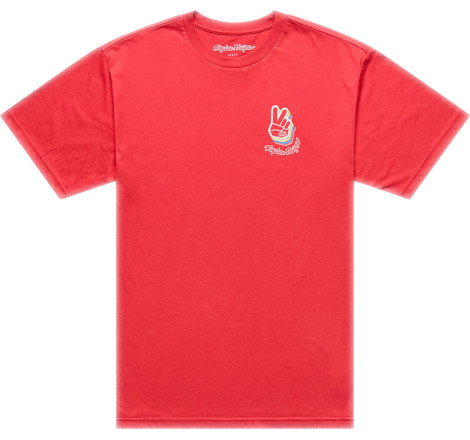 T-Shirt TROY LEE DESIGNS Deuces - Scarlet