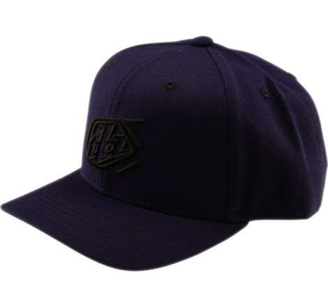 Casquette TROY LEE DESIGNS Curved Snapback Badge - Indigo