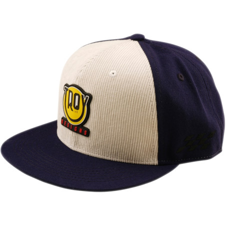 Casquette TROY LEE DESIGNS Flat Bill Snapback Happy Dayz - Indigo/Pumice
