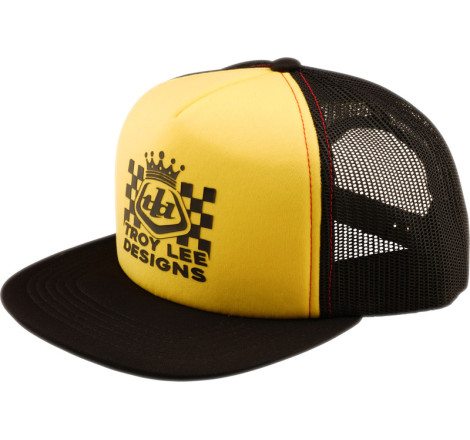 Casquette TROY LEE DESIGNS Trucker Snapback - Friday Night Black/Gold