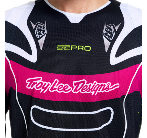 Maillot TROY LEE DESIGNS SE Pro - Salvo noir/blanc