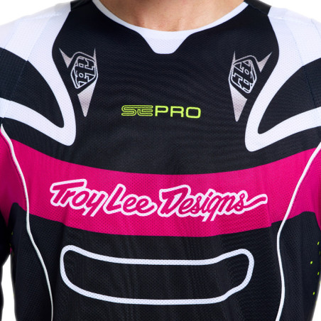 Maillot TROY LEE DESIGNS SE Pro - Salvo noir/blanc