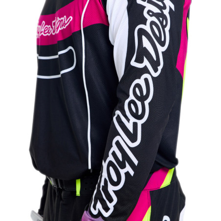 Maillot TROY LEE DESIGNS SE Pro - Salvo noir/blanc