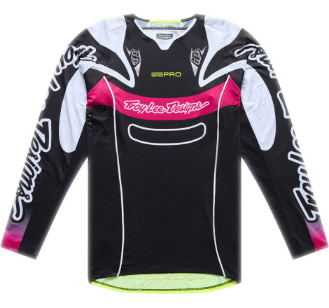 Maillot TROY LEE DESIGNS SE Pro - Salvo noir/blanc