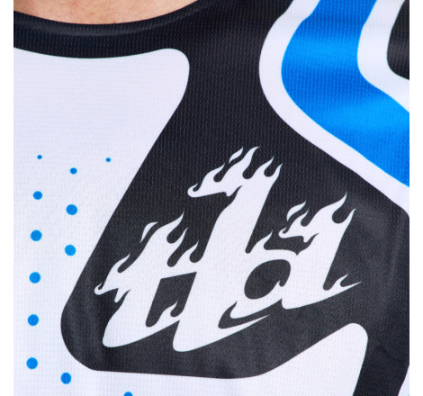 Maillot TROY LEE DESIGNS GP Pro - Roller blanc/bleu