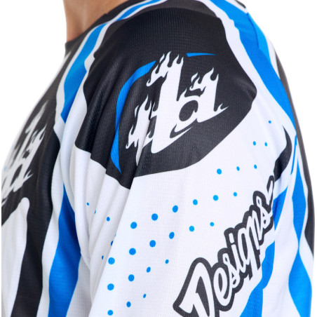 Maillot TROY LEE DESIGNS GP Pro - Roller blanc/bleu