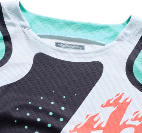 Maillot TROY LEE DESIGNS GP Pro - Roller noir/Teal