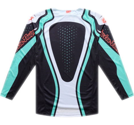 Maillot TROY LEE DESIGNS GP Pro - Roller noir/Teal