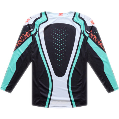 Maillot TROY LEE DESIGNS GP Pro - Roller noir/Teal