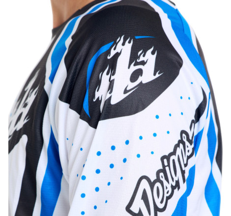 Maillot TROY LEE DESIGNS GP Pro - Roller blanc/bleu