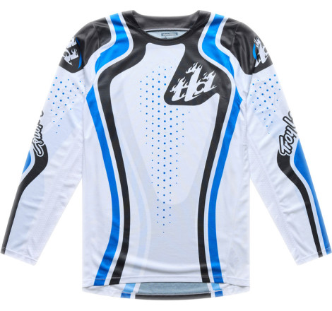 Maillot TROY LEE DESIGNS GP Pro - Roller blanc/bleu