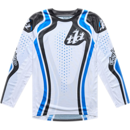 Maillot TROY LEE DESIGNS GP Pro - Roller blanc/bleu