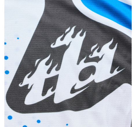 Maillot TROY LEE DESIGNS GP Pro - Roller blanc/bleu
