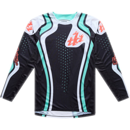 Maillot TROY LEE DESIGNS GP Pro - Roller noir/Teal