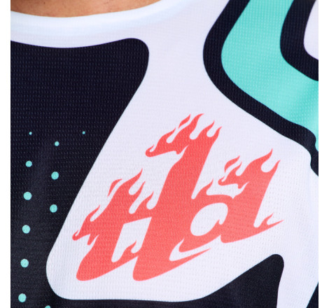 Maillot TROY LEE DESIGNS GP Pro - Roller noir/Teal