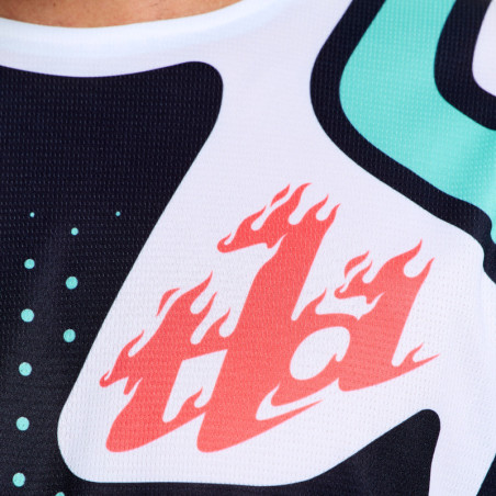 Maillot TROY LEE DESIGNS GP Pro - Roller noir/Teal