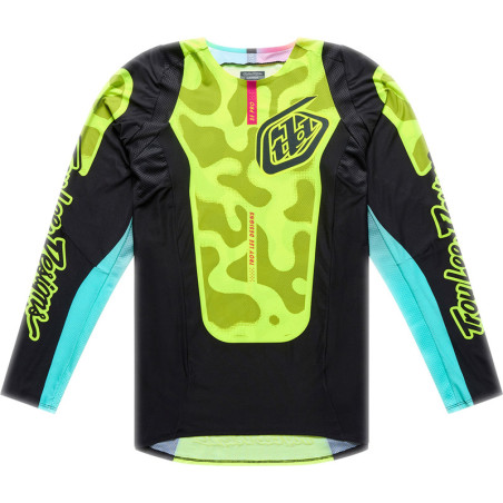 Maillot TROY LEE DESIGNS SE Pro - Myth noir/jaune fluo