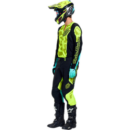 Maillot TROY LEE DESIGNS SE Pro - Myth noir/jaune fluo