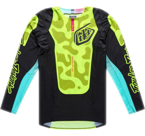 Maillot TROY LEE DESIGNS SE Pro - Myth noir/jaune fluo