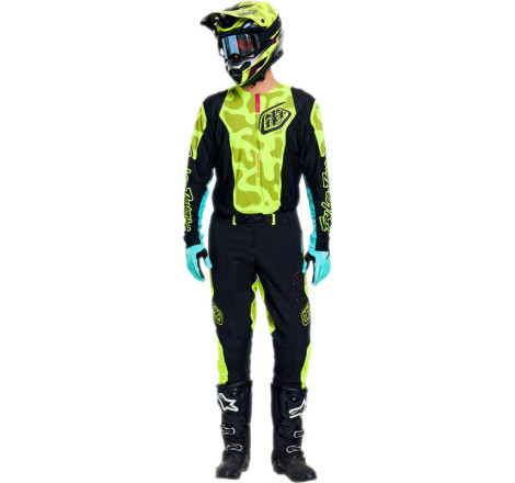 Maillot TROY LEE DESIGNS SE Pro - Myth noir/jaune fluo