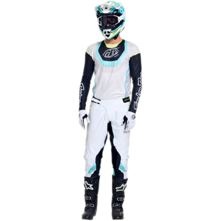 Maillot TROY LEE DESIGNS SE Ultra - Vision Stone White/Carbon